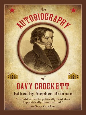 cover image of An Autobiography of Davy Crockett